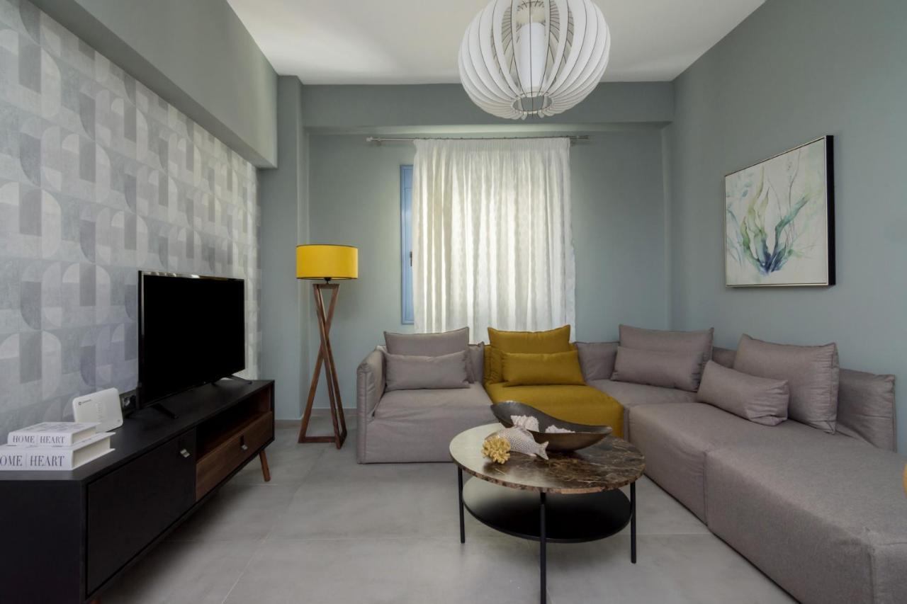 Hippy Designed 3Bedroom Apartment In Heraklion Kültér fotó