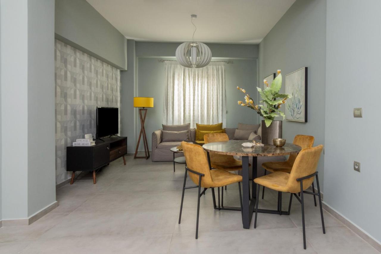 Hippy Designed 3Bedroom Apartment In Heraklion Kültér fotó